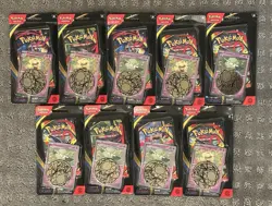 9 PACKS Pokemon TCG Phantasmal Flames CHECKLANE BLISTER NEW SEALED Booster Pack - Image 1