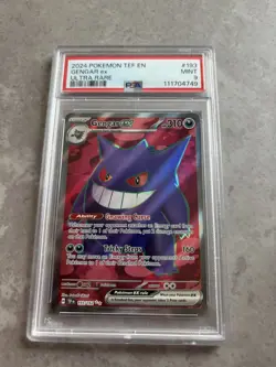 Pokemon Gengar ex 193/162 SV05: Temporal Forces Ultra Rare Holo PSA 9 - Image 1