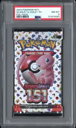 Pokemon Scarlet & Violet 151 SEALED Booster Pack PSA 8 GEM MINT MEW - Image 1
