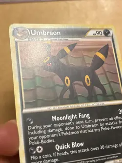 Pokemon Umbreon 10/90 HGSS Undaunted Non-Holo Rare LP - Image 3
