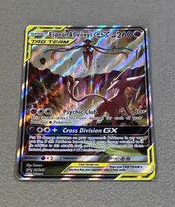 Espeon Deoxys GX Tag Team SM240 Pokemon Black Star Promo English NM - Image 2