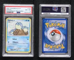 Spheal Pokemon Diamond & Pearl Mysterious Treasures PSA 8 2007 - Image 3