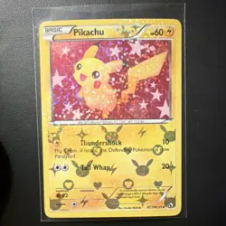 Pokemon Pikachu RC7/RC25 Legendary Treasures Holo Uncommon 60 HP Basic - Image 1