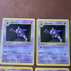 Pokemon Vintage Haunter Lot Of 6 Shadowless/regular - Image 2