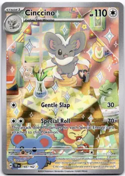 Cinccino SV05: Temporal Forces - Pokemon NM 183/162 - Image 1