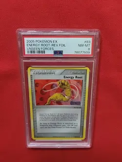 Pokemon: Energy Root #83/115 EX Unseen Forces Reverse Holo 2005 - PSA 8 - A19 - Image 4