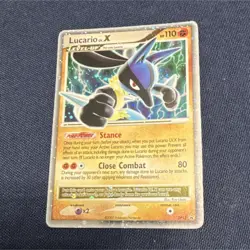 Pokemon TCG-Lucario-Diamond & Pearl-DP12-110HP-Promo Holo-Level Up-English - Image 1