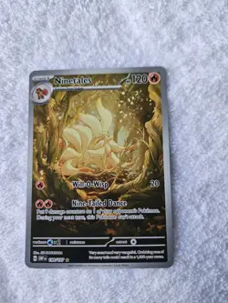 2023 Pokemon OBF En Ninetales Illustration Rare #199 PSA 8 NM-MT - Image 1