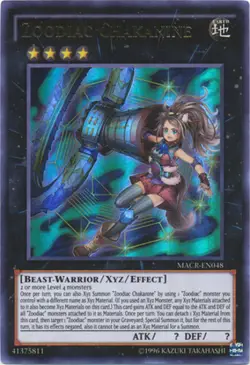 Yugioh! LP Zoodiac Chakanine - MACR-EN048 - Ultra Rare - Unlimited Edition Light - Image 1