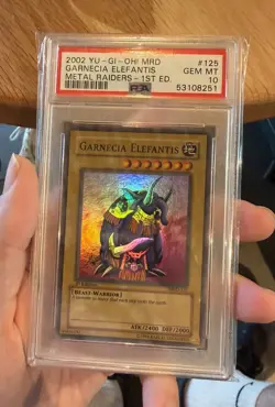 Garnecia Elefantis MRD-125 PSA 10 Super Rare 1st Edition Yugioh - Image 1
