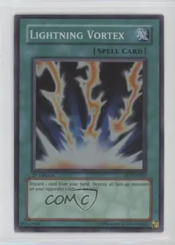 Lightning Vortex 1st Ed. YuGiOh Flaming Eternity #FET-EN040 2005 - Image 1