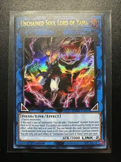 Unchained Soul Lord of Yama DUNE-EN049 Duelist Nexus 1st Edition - Image 1