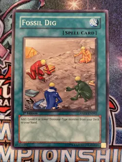 (AA) Yugioh Fossil Dig - ANPR-EN062 Common 1st Edition VLP - Image 1