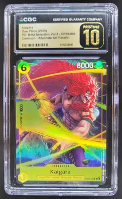 2025 ONE PIECE CCG KALGARA ALT ART OP08-099 CGC 10 PRISTINE A PT - Image 1