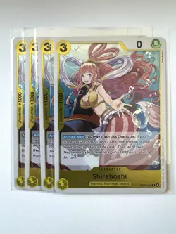 Shirahoshi EB03-052 x4 PLAYSET Extra Booster: One Piece Heroines Edition Foil - Image 1