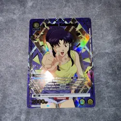 Union Arena Evangelion UE15BT EVA-1-008 Misato Katsuragi R* NM - Image 1
