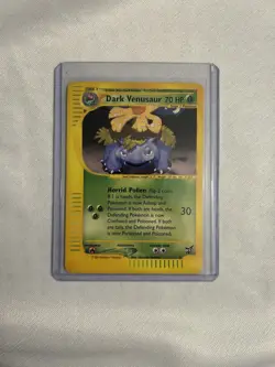 Pokemon Card TCG Dark Venusaur #7 Winner Stamp Best of Game Promo Card TCG - Image 1