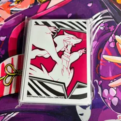 Pokemon TCG White Flare Elite Trainer Box Reshiram ETB Card Sleeves - 65 Ct - Image 1