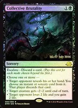 Collective Brutality (Prerelease PROMO) FOIL Eldritch Moon NM CARD ABUGames - Image 1