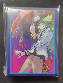 Pokemon N Zoroark Card Sleeves 2023 Nintendo 65ct NEW TCG Deck Protector Cards - Image 1