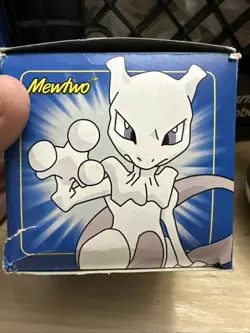 Vintage 1999 Burger King Mewtwo Pokemon 23K Gold Plated Card and Pokeball - Image 3