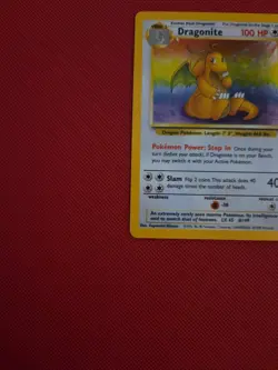 Pokemon Dragonite Holo Rare Card 4/62 Fossil LP-EXC Condition - Image 4