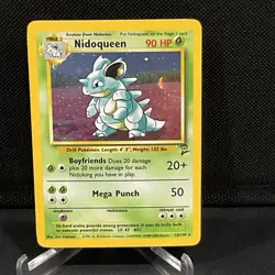 Nidoqueen 12/130 Base Set 2 2000 Holo Rare WOTC Pokemon Card TCG - Image 1