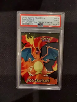 PSA 9 Charizrd Clear Card Topps Pokemon - Image 1
