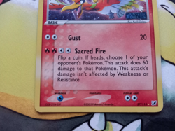 Ho-Oh 27/115 Stamped Reverse Holo Rare EX Unseen Forces Pokemon Card - Image 4