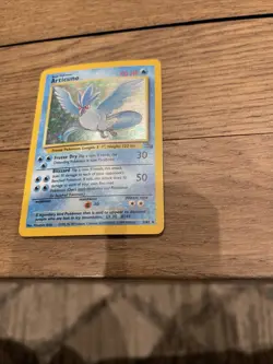 Pokemon TCG Articuno Fossil Holo Unlimited Rare Card 2/62 LP Condition - Image 3