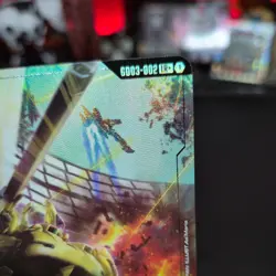 The-O GD03-002 LR+ Alt Art Steel Requiem Gundam TCG Card Game CCG English - Image 3