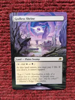Godless Shrine 254 MTG Edge of Eternities Hand Painted Extended Full Altered Art - Image 2