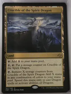 Crucible of the Spirit Dragon - R from FRF #167 - in LP-NM Condition - Image 1