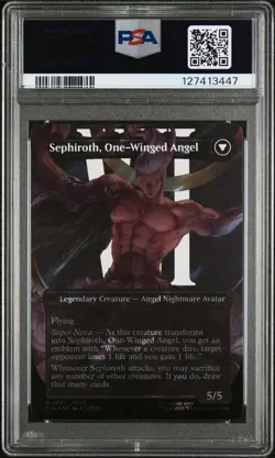 2025 #0527 SEPHIROTH, FABLED SOLDIER/SEPHIROTH, ONE-WINGED ANGEL PSA 10 - Image 2