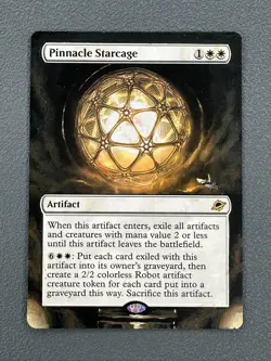 Pinnacle Starcage MTG Edge of Eternities Hand Painted Extended Full Altered Art - Image 1