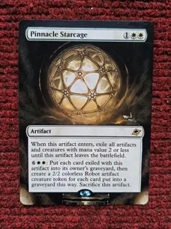 Pinnacle Starcage MTG Edge of Eternities Hand Painted Extended Full Altered Art - Image 2