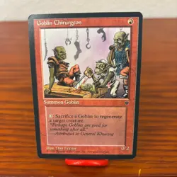 Goblin Chirurgeon (Frazier) Common Fallen Empires MTG NP - Image 1