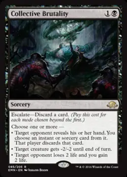 [1x] Collective Brutality - Foil Near Mint, English Eldritch Moon MTG Magic - Image 1