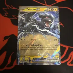 Zekrom ex (Black Bolt Stamped) 034/086 Pokemon Black Flare Promo NM - Image 1