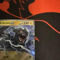 Zekrom ex (Black Bolt Stamped) 034/086 Pokemon Black Flare Promo NM - Image 3