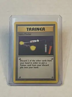VTG Pokemon TCG Item Finder 74/102 Base Set Non Holo Rare Unlimited WOTC 1999 LP - Image 1