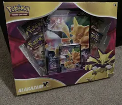 Pokemon TCG: Alakazam V Collection Box - Factory Sealed - Image 1