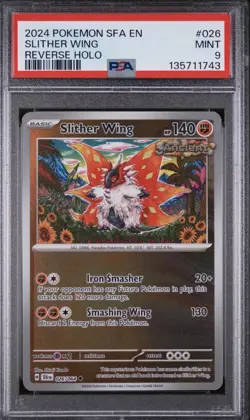 2024 Pokemon Shrouded Fable Slither Wing Reverse Holo #026 PSA 9 - Image 1