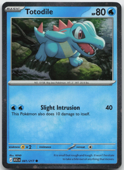 Totodile | 041/217 | Cosmos Holo Promo | Pokemon Ascended Heroes - Image 1