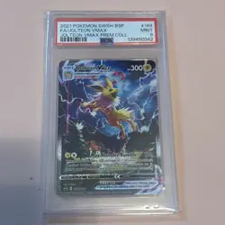 POKEMON 2021 PREMIUM COLLTECION JOLTEON VMAX FA SWSH 184 PSA 9 - Image 1
