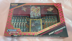 Pokemon Crown Zenith Shiny Zamazenta, Paldea Mini Tin, 3 B-Packs, 2Clamshell set - Image 3