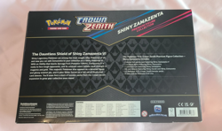 Pokemon Crown Zenith Shiny Zamazenta, Paldea Mini Tin, 3 B-Packs, 2Clamshell set - Image 4