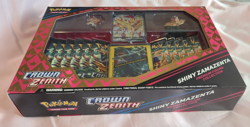 Pokemon Crown Zenith Shiny Zamazenta, Paldea Mini Tin, 3 B-Packs, 2Clamshell set - Image 5