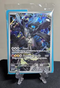 Sealed N's Zekrom MEP 031 Ascended Heroes Pokemon Center Stamp Promo - Image 1