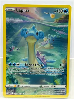 Lapras GG05/GG70 Ultra Rare Crown Zenith: Galarian Gallery Pokemon TCG NM - Image 1